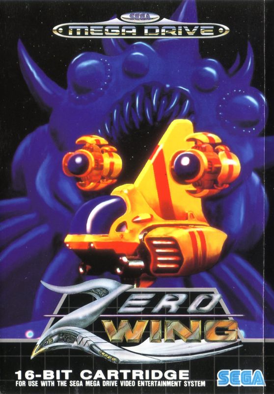 Zero Wing box art for PC Engine CD